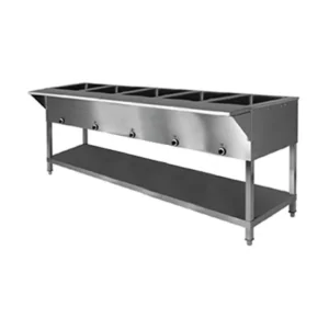 Klinger’s Trading SW5H208 78″ Electric Hot Food Serving Counter, (5) Sealed Wells