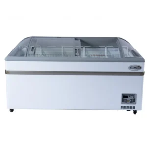 Koolmore KM-ISCF-65MD 65″ Defrost Island Glass Chest Freezer, 16 cu. ft.