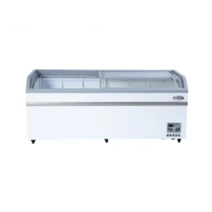 Koolmore KM-ISCF-78MD 79″ Defrost Island Glass Chest Freezer, 19 cu. ft.