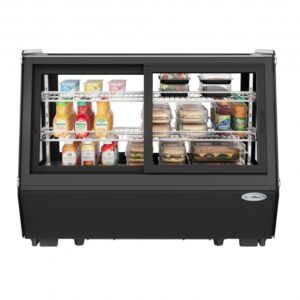 Koolmore CDC-165-BK Countertop Refrigerated Display Case