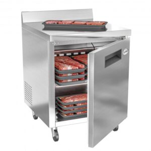 Koolmore FWT-1D-6C 27″ 1-Section WorkTop Freezer w/ 1 Door, 3.5″ Backsplash, 6.3 cu. ft.