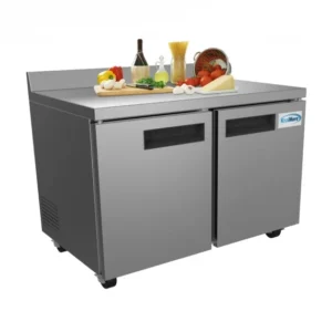 Koolmore FWT-2D-12C 47″ 2-Section WorkTop Freezer w/ 2 Doors, 3.5″ Backsplash, 12 cu. ft.