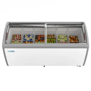 Koolmore MCF-20C 71″ Ice Cream Display Glass Chest Freezer, 20 cu. ft.