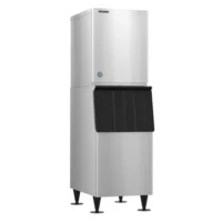 Hoshizaki KM-520MWJ/B-300SF 474 lb Crescent Cube Ice Machine w/ Bin – 300 lb Storage, Water Cooled, 115v