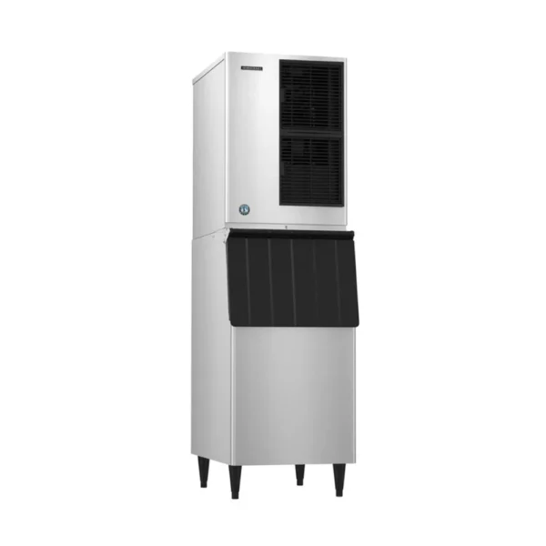 Hoshizaki KM-901MWJ/B-500SF 950 lb Crescent Cube Ice Machine w/ Bin - 500 lb Storage, Water Cooled, 208-230v/1ph