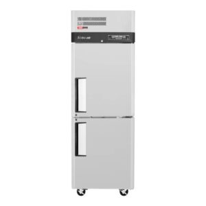 Turbo Air M3RF19-2-N 25″ 1-Section Reach-In Refrigerator/Freezer Combo w/ 2 Half Solid Doors