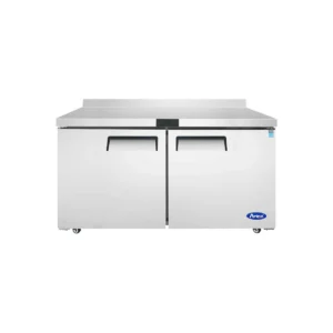 Atosa USA MGF8410GR 60″ 2-Section Worktop Refrigerator w/ 2 Doors, 17.2 cu. ft.