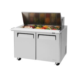 Turbo Air MST-48-18-N 48″ Mega Top Sandwich/Salad Prep Table w/ 2 Doors, 18 Pans