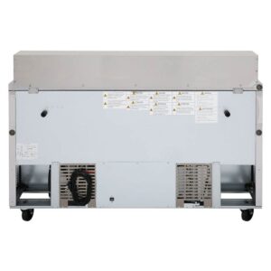 Turbo Air MST-60-N 60″ Two Section Sandwich / Salad Prep Table w/ 2 Doors, 16 Pans