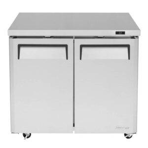 Turbo Air MUR-36L-N6 36″ 2-Section Undercounter Refrigerator w/ 2 Doors, 8.36 cu. ft.