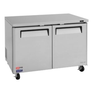 Turbo Air MUR-48-N 48″ 2-Section Undercounter Refrigerator w/ 2 Doors, 12.2 cu. ft.