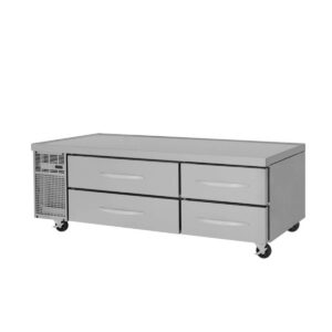 Turbo Air PRCBE-72R-N 72″ 4 Drawers Refrigerated Chef Base, Marine Edge, 12 cu. ft.