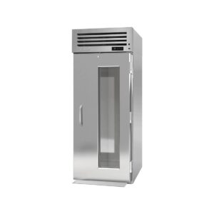 Turbo Air PRO-26R-G-RI-N 34″ One Section Roll-In Refrigerator w/ Glass Door, Self-Contained, Stainless Steel, 40 cu. ft.