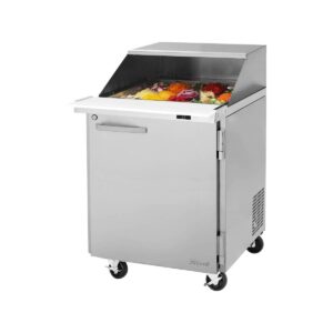 Turbo Air PST-28-12-N-SL 27″ Mega Top Sandwich/Salad Prep Table w/ 1 Door, 12 Pans