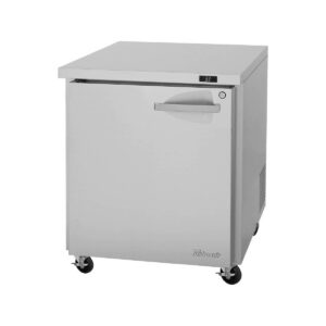 Turbo Air PUR-28-N 27″ 1-Section Undercounter Refrigerator w/ 1 Solid Door, 6.8 cu. ft.