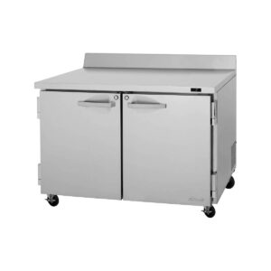 Turbo Air PWF-48-N 48″ 2-Section Worktop Freezer w/ 2 Doors, 12.8 cu. ft.