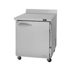 Turbo Air PWR-28-N 27″ 1-Section Worktop Refrigerator w/ 1 Lockable Door, 6.8 cu. ft.