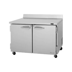 Turbo Air PWR-48-N 48″ 2-Section Worktop Refrigerator w/ 2 Doors, 12.2 cu. ft.