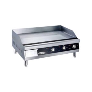 Serv-Ware ETG-36 36″ Countertop Electric Griddle with 36″ x 15.5″ Surface, Thermostatic Controls, 208v