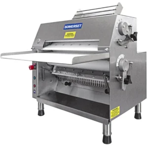Somerset CDR-2020 Countertop Double Pass Dough Roller, Synthetic Dough Rollers, Front Operation, 3/4 Hp