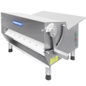 Somerset CDR-600 Countertop Single Pass Dough Sheeter, 30″ Synthetic Rollers, Side Operation, 3/4 Hp
