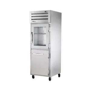 True STA1R-1HG/1HS-HC 27 1/2″ One Section Reach In Refrigerator, (1) Glass Door, (1) Solid Door, Right Hinge, 115v