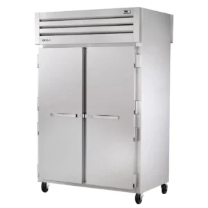 True STA2R-2S-HC 52 3/5″ Two Section Reach In Refrigerator, (2) Left/Right Hinge Solid Doors, 115v