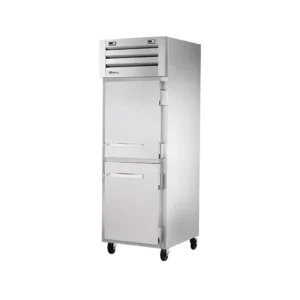 True STG1DTA-2HS-HC 27″ One Section Commercial Combo Refrigerator Freezer – Right Hinge Solid Doors, Dual Temp, 115v