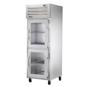 True STG1F-2HG-HC 28″ One Section Reach In Freezer, (2) Glass Doors, 115v
