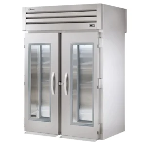 True STR2RRI-2G 68″ Two Section Roll In Refrigerator, (2) Left/Right Hinge Glass Doors, 115v
