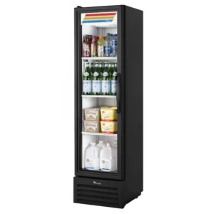 True T-11G-HC~TSL01 19 1/4" One Section Reach In Refrigerator, (1) Right Hinge Glass Door, 115v