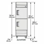 True T-23F-2-HC 27" One Section Reach In Freezer, (2) Right Hinge Doors, 115v - Image 2