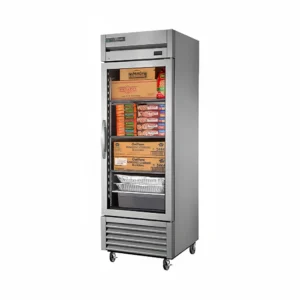 True T-23FG-HC~FGD01 27″ One Section Reach In Freezer, (1) Right Hinge Glass Door, 115v