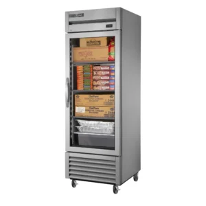 True T-23FG-FLX-HC~FGD01 27″ One Section Commercial Combo Refrigerator Freezer – Right Hinge Glass Door, Dual Temp Convertibl