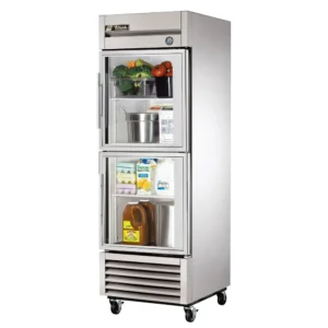 True T-23G-2-HC~FGD01 27″ One Section Reach In Refrigerator, (2) Right Hinge Glass Doors, 115v
