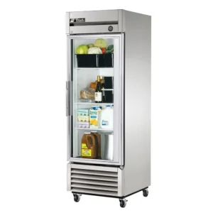 True T-23G-HC~FGD01 27″ One Section Reach In Refrigerator, (1) Right Hinge Glass Door, 115v