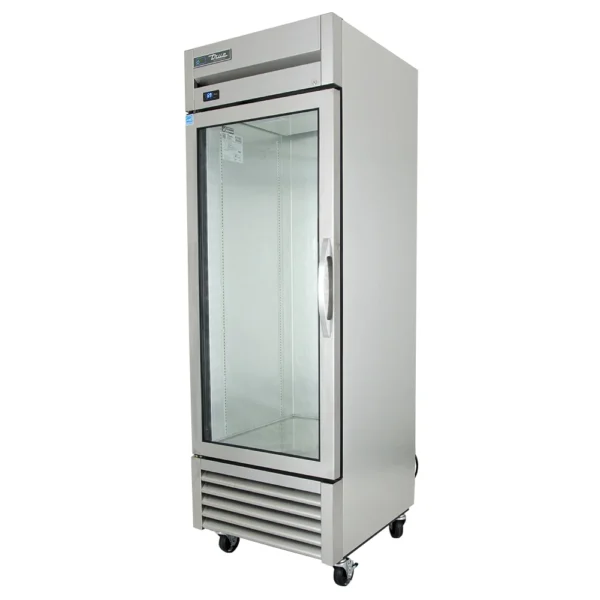 True T-23G-HC~FGD01 27" One Section Reach In Refrigerator, (1) Left Hinge Glass Door, 115v