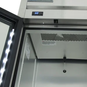 True T-23G-HC~FGD01 27″ One Section Reach In Refrigerator, (1) Left Hinge Glass Door, 115v