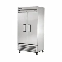 True T-35-HC 39 1/2" Two Section Reach In Refrigerator, (2) Left/Right Hinge Solid Doors, 115v