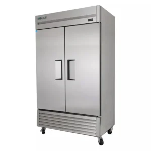 True T-43F-HC 47″ Two Section Reach In Freezer, (2) Solid Doors, 115v