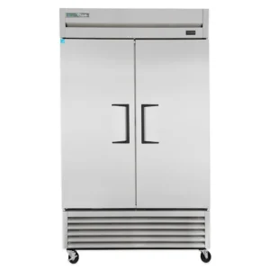 True T-43F-HC 47″ Two Section Reach In Freezer, (2) Solid Doors, 115v