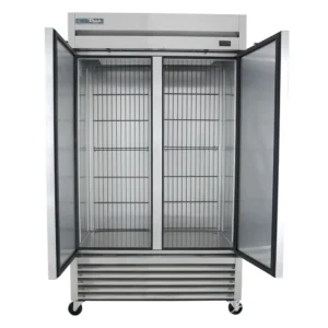 True T-43F-HC 47″ Two Section Reach In Freezer, (2) Solid Doors, 115v