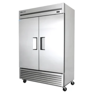True T-49-HC 54″ Two Section Reach In Refrigerator, (2) Left/Right Hinge Solid Doors, 115v