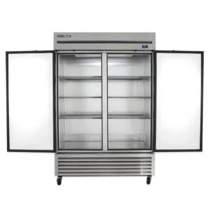 True T-49-HC 54″ Two Section Reach In Refrigerator, (2) Left/Right Hinge Solid Doors, 115v