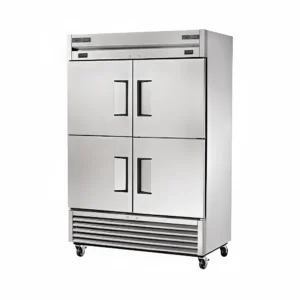 True T-49DT-4-HC 54″ Two Section Commercial Combo Refrigerator Freezer – Solid Doors, Dual Temp, 115v