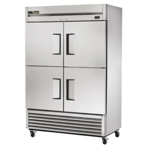 True T-49F-4-HC 54″ Two Section Reach In Freezer, (4) Solid Door, 115v