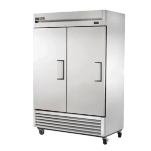 True T-49-HC 54″ Two Section Reach In Refrigerator, (2) Left Hinge Solid Doors, 115v