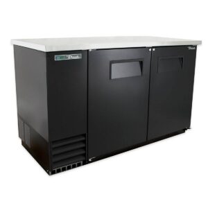 True TBB-2-HC 58″ Two Solid Swing Door Back Bar Cooler with Hydrocarbon Refrigerant