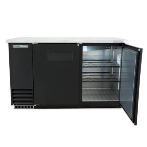 True TBB-2-HC 58″ Two Solid Swing Door Back Bar Cooler with Hydrocarbon Refrigerant