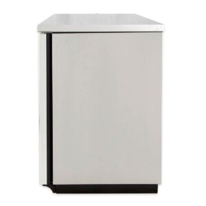 True TBB-24-48G-S-HC-LD 49″ Two Glass Swinging Door Stainless Steel Back Bar Cooler w/ LED